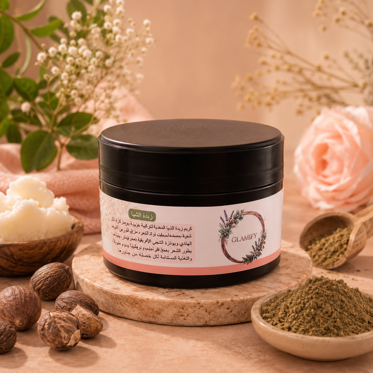 Beurre Capillaire Nourrissant au Chébé & Karité