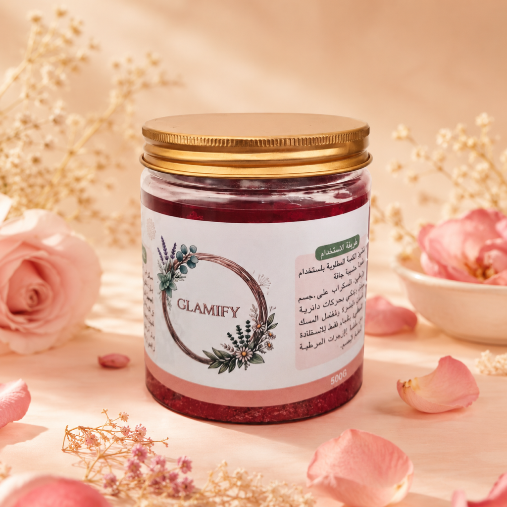 Scrub Éclat Rosé - Aker Fassi & Noix de Coco