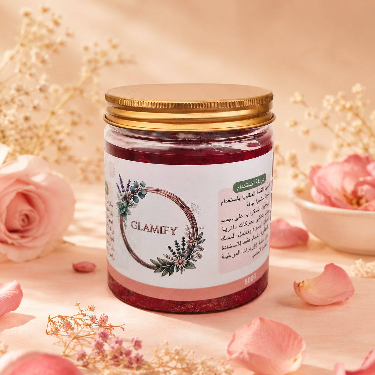 Scrub Éclat Rosé - Aker Fassi & Noix de Coco
